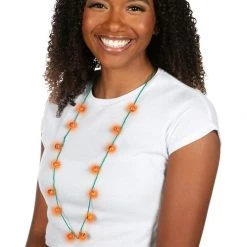 Tipsy Elves Holidays & Occasions Light Up Pumpkin Necklace