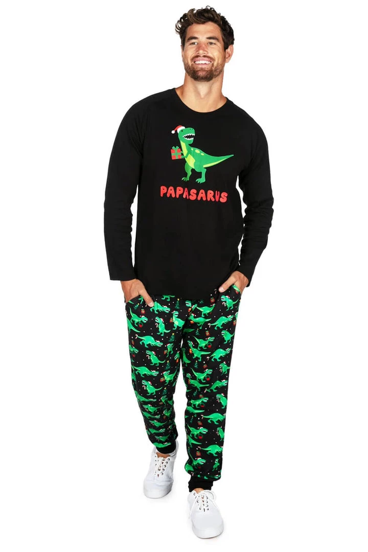 Tipsy Elves Men's Papasarus Pajama Set