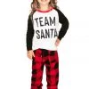 Tipsy Elves Kids & Baby Boy's / Girl's Team Santa Pajama Set
