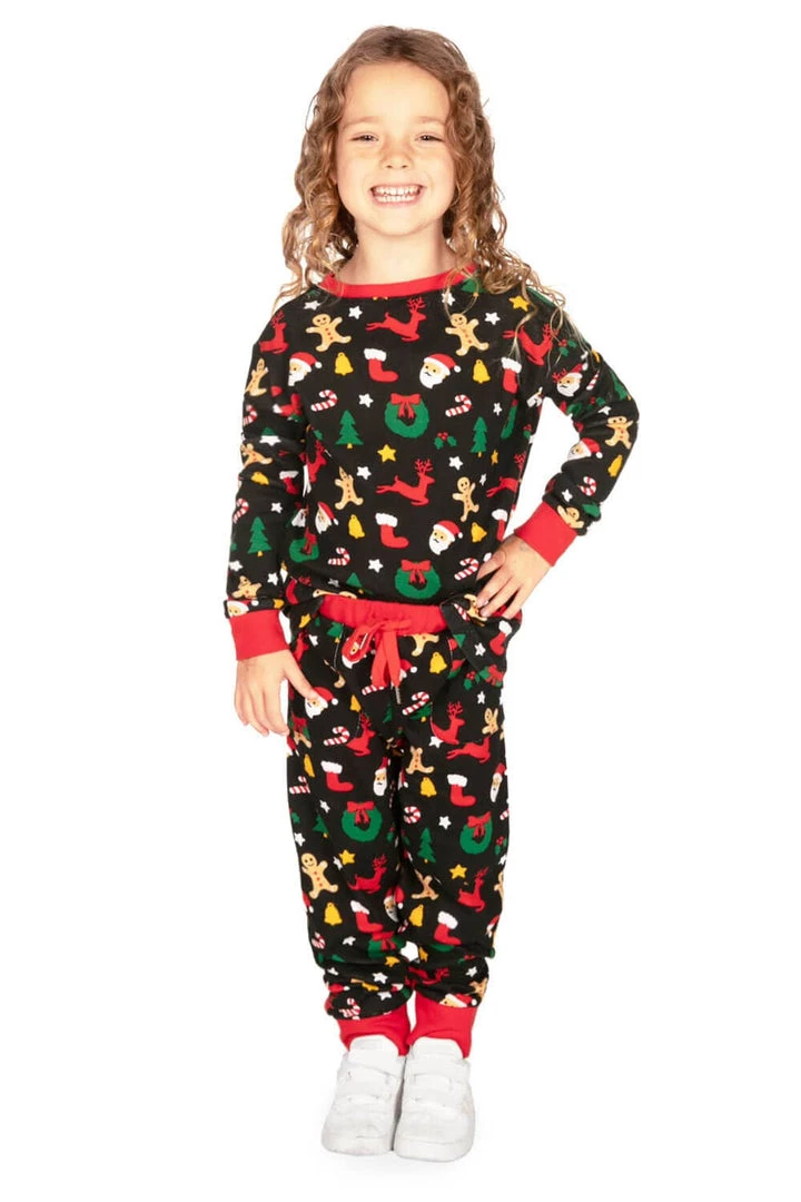 Tipsy Elves Boy's / Girl's Cookie Cutter Pajama Set