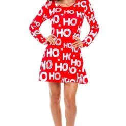 Tipsy Elves Women's Ho Ho Ho Dress