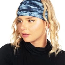 Tipsy Elves Blue Tie Dye Neck Warmer