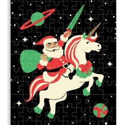 Tipsy Elves Santa Unicorn 500 Piece Puzzle