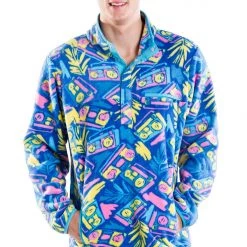 Tipsy Elves Men's Jamblaster Fleece Ski & Snow