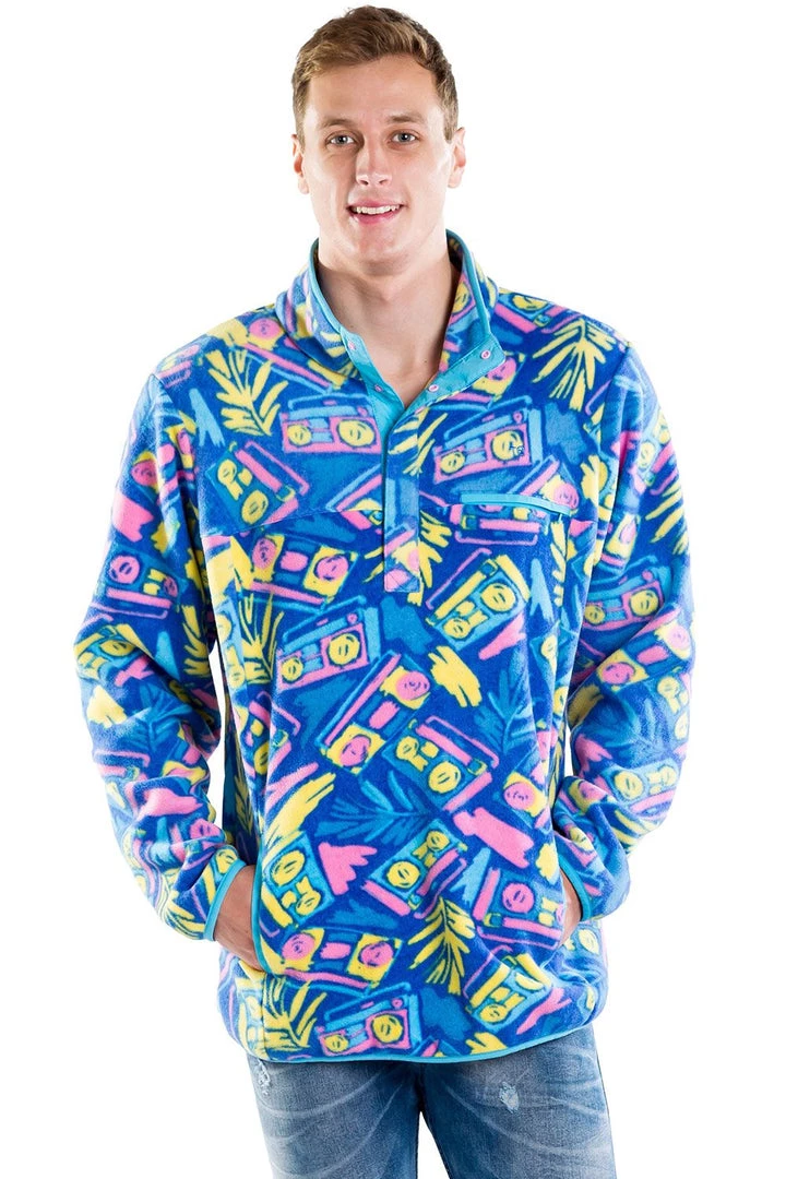 Tipsy Elves Men's Jamblaster Fleece Ski & Snow