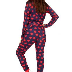 Tipsy Elves Women's Hearts On Fire Pajama Set