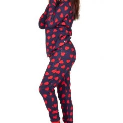 Tipsy Elves Women's Hearts On Fire Pajama Set