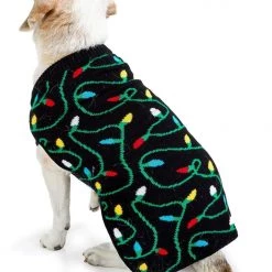 Tipsy Elves Holidays & Occasions String Of Lights Dog Ugly Christmas Sweater