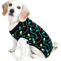 Tipsy Elves Holidays & Occasions String Of Lights Dog Ugly Christmas Sweater