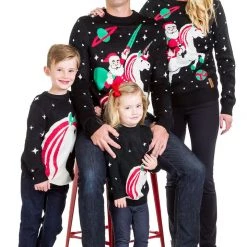 Tipsy Elves Boy's / Girl's Unicorn Ugly Christmas Sweater