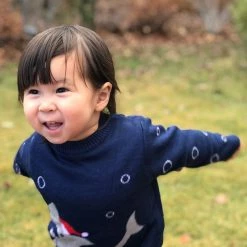 Tipsy Elves Baby / Toddler Sea Sleigher Ugly Christmas Sweater