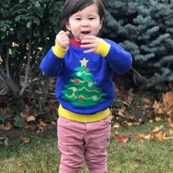 Tipsy Elves Baby / Toddler Tacky Christmas Tree Ugly Christmas Sweater Kids & Baby
