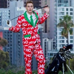 Tipsy Elves Ho Ho Holla Blazer With Tie Men