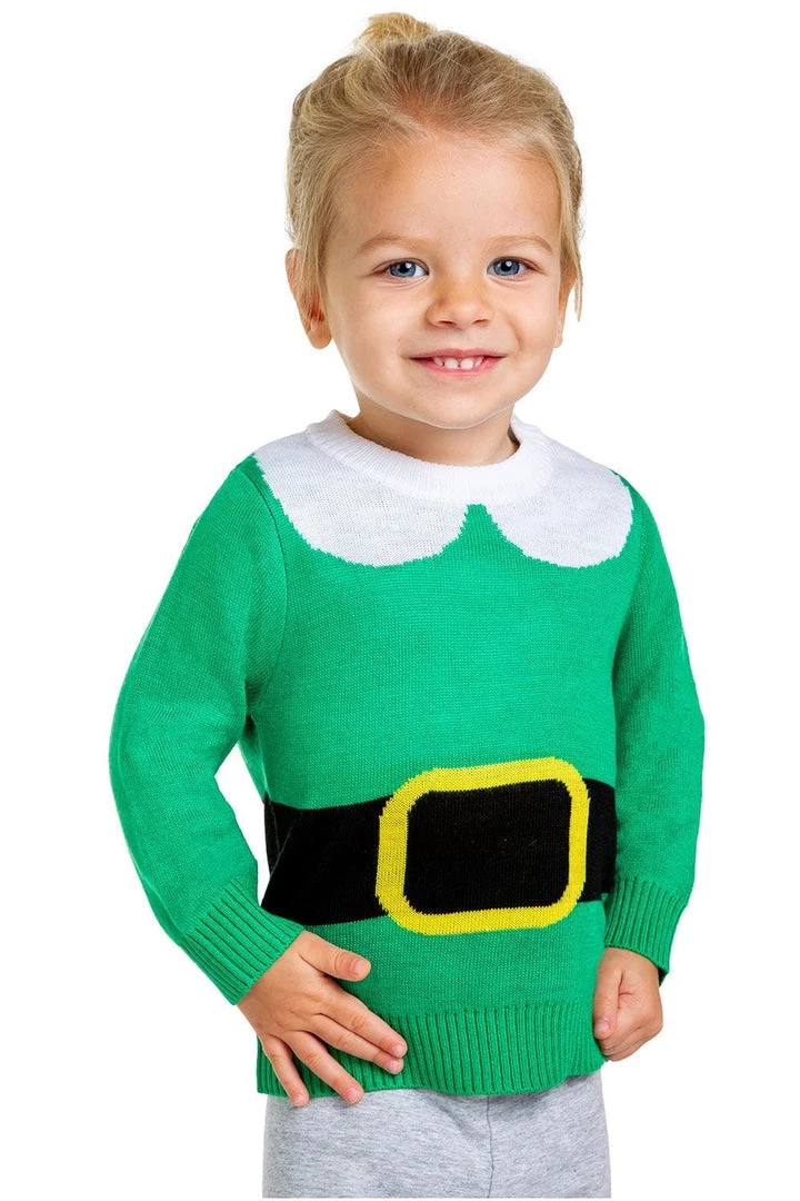 Tipsy Elves Baby / Toddler Elf Ugly Christmas Sweater