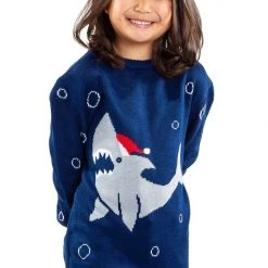Tipsy Elves Boy's / Girl's Sea Sleigher Ugly Christmas Sweater