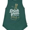 Tipsy Elves Women's Drink Green Tank Top