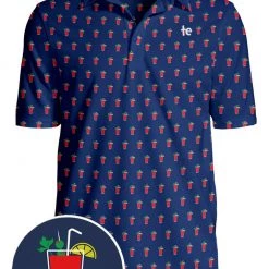 Tipsy Elves Men's Bloody Mary Golf Polo