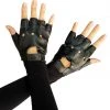 Tipsy Elves Unisex Fingerless Black Gloves Holidays & Occasions