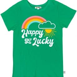 Tipsy Elves Women's Happy Go Lucky Tee