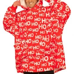 Tipsy Elves Ho Ho Ho Blanket Hoodie