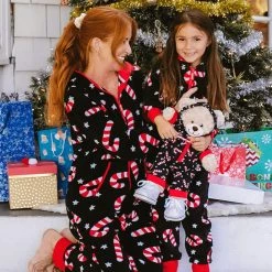 Tipsy Elves Boy's / Girl's Candy Cane Lane Jumpsuit