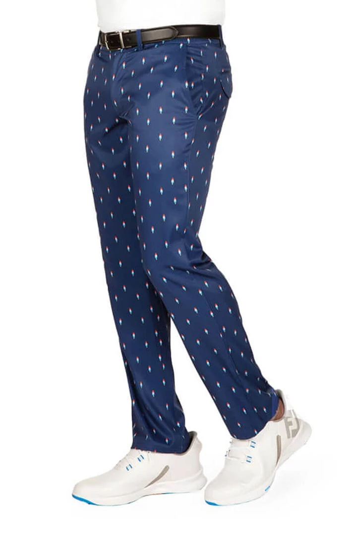 Tipsy Elves Patriotic Men's Grand Finale Golf Pants