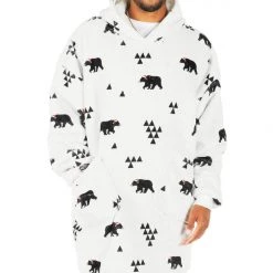 Tipsy Elves Beary Christmas Blanket Hoodie Holidays & Occasions