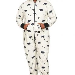 Tipsy Elves Men's Beary Christmas Big And Tall Jumpsuit