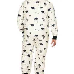 Tipsy Elves Men's Beary Christmas Big And Tall Jumpsuit