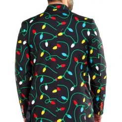 Tipsy Elves Men Tangle Wrangler Blazer W/ Tie