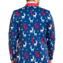 Tipsy Elves Reindeer Gains Blazer W/ Tie Men