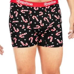 Tipsy Elves Men's Candy Cane Lane Boxer Briefs