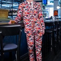 Tipsy Elves Meowy Christmas Blazer W/ Tie