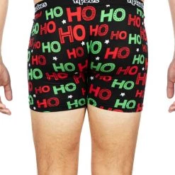 Tipsy Elves Men's Red And Green Ho Ho Ho Boxer Briefs