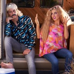 Tipsy Elves Men's King Of Tigers Costume Shirt