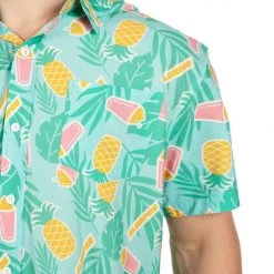 Tipsy Elves Spring Men's Sun's Out Slurpee's Out Hawaiian Shirt