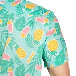 Tipsy Elves Spring Men's Sun's Out Slurpee's Out Hawaiian Shirt