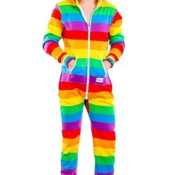 Tipsy Elves Rainbow Jumpsuit - Men's Cut
