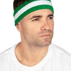 Tipsy Elves Lucky Clover Zippered Sweatband Set Holidays & Occasions