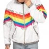 Tipsy Elves Rainbow Pro Windbreaker Jacket - Men's Cut