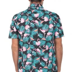 Tipsy Elves Spring Men's Tall Martini Hawaiian Shirt