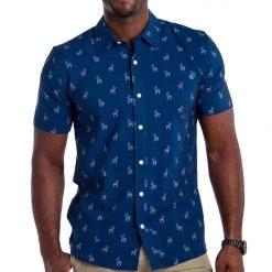 Tipsy Elves Men's Neon Pinata Hawaiian Shirt