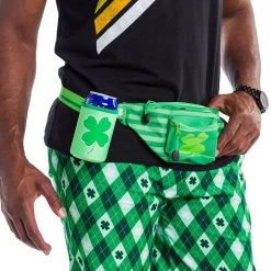 Tipsy Elves St. Patrick's Day Fanny Pack W/ Drink Holder Fanny Packs
