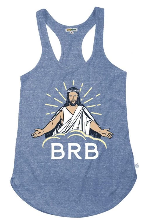 Tipsy Elves Women's BRB Easter Tank Top