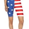 Tipsy Elves Women's American Flag Bike Shorts