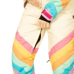 Tipsy Elves Women's Retro Rainbow Ski Suit Trending