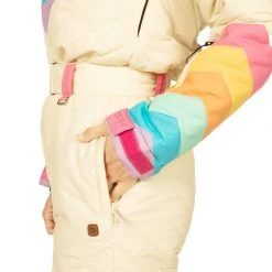 Tipsy Elves Women's Retro Rainbow Ski Suit Trending