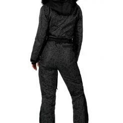 Tipsy Elves Women's Midnight Leopard Snow Suit