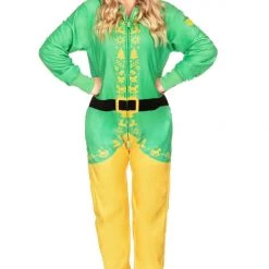 Tipsy Elves Women's Buddy The Elf Jumpsuit
