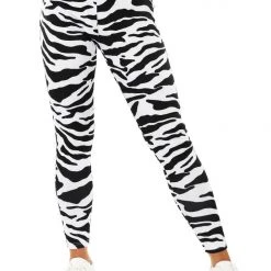 Tipsy Elves Zebra High Waisted Leggings Women